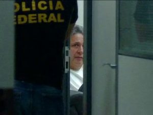 Garotinho está detido na sede PF no Rio (Reprodução: Globo News)