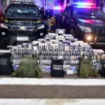 Operação conjunta apreende 350 quilos de cocaína em caminhão frigorífico